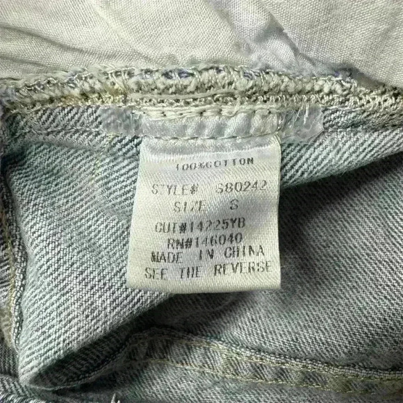 Signature8 Cut Off Cargo Utility Denim Shorts Size Small​ - Picture 11 of 12